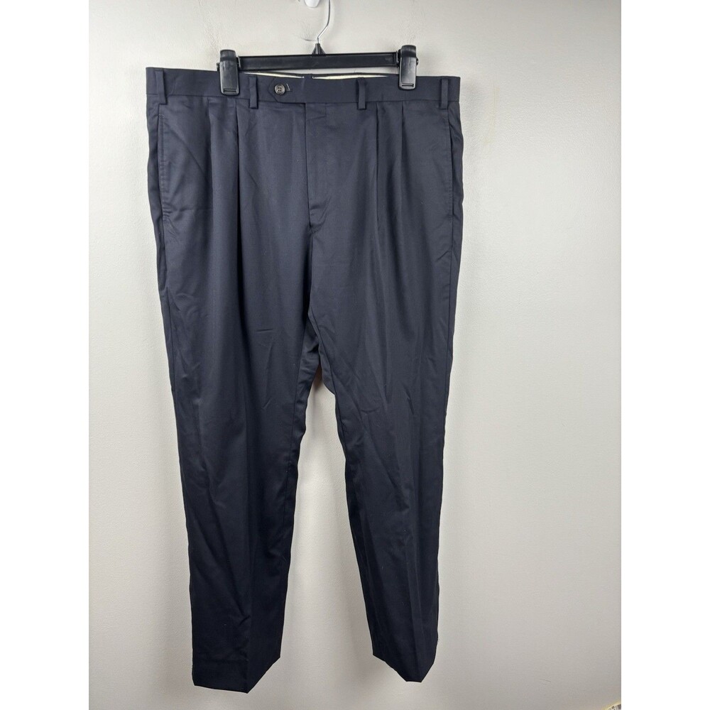 Polo Ralph Lauren Wool Cashmere Classic Gray Dress Pants Size 34 Pleated